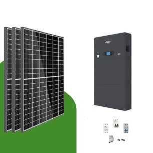 Kit Fotovoltaico 6 kWp Trifase Zucchetti ZCS Azzurro con Batteria 10 kWh 2