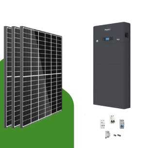 Kit Fotovoltaico 10 kWp Trifase Zucchetti ZCS Azzurro con Batteria 15 kWh
