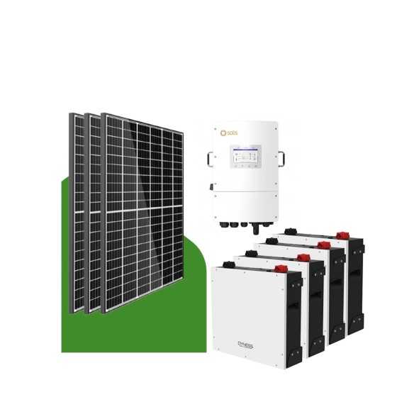 Kit Fotovoltaico 15 kWp Trifase Solis con Accumulo 20 kWh Dyness