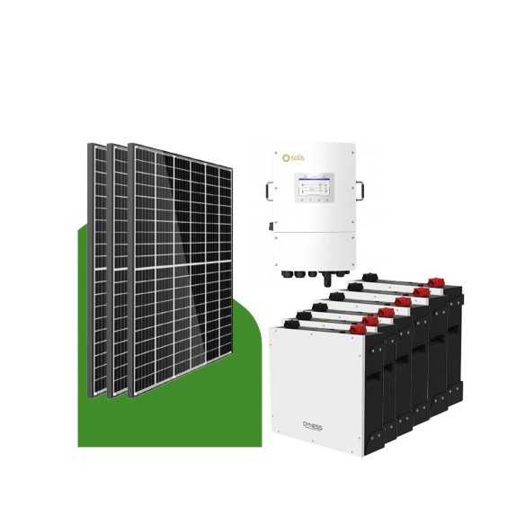 Kit Fotovoltaico 20 kWp Trifase Solis con Accumulo 30 kWh Dyness