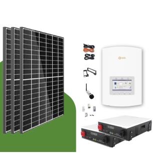 Kit Fotovoltaico 8 kWp con Accumulo 10 kWh con Inverter Solis e Batterie Dyness 2