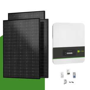 Kit Fotovoltaico 6 kWp Monofase Efficasa con Inverter Ibrido predisposto per Accumulo