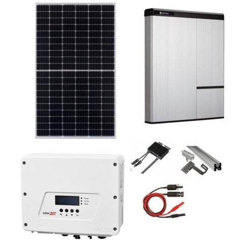 Kit Fotovoltaico 6 kW con Sistema di Accumulo 9,8 kWh LG Chem RESU10H e Inverter SolarEdge HD Wave SE6000H con Ottimizzatori Kit Fotovoltaico 6 kW con Sistema di Accumulo 9,8 kWh LG Chem RESU10H e Inverter SolarEdge HD Wave SE6000H con Ottimizzatori