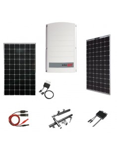 Kit Fotovoltaico 6 kW SolarEdge Trifase con Pannelli SolarEdge, Inverter SolarEdge, Ottimizzatori, Strutture e Accessori