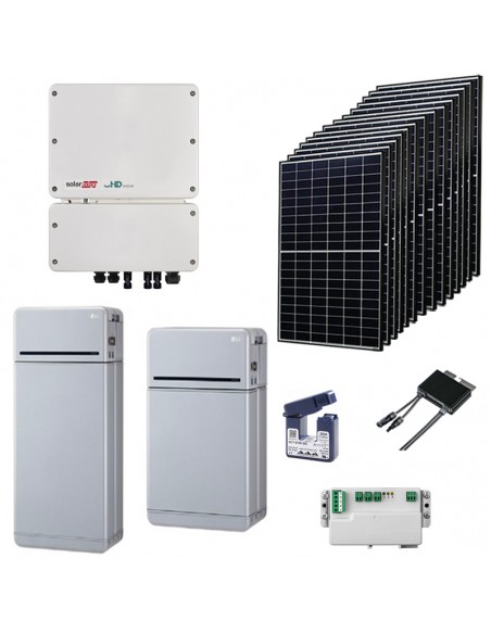 Kit Fotovoltaico 6 kW con Sistema di Accumulo LG Chem e Inverter Ibrido StorEdge HD-Wave