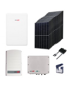 Kit Fotovoltaico 15 kW Trifase con Accumulo Energy Bank SolarEdge 20-30 kWh