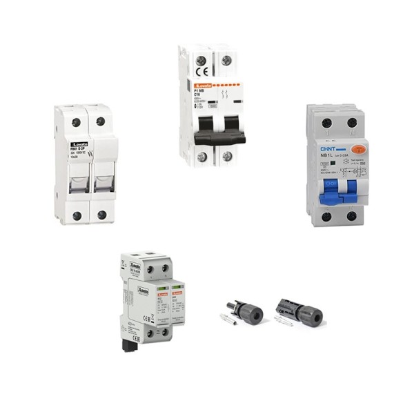 Kit Fotovoltaico 4 kWp Monofase ZCS Azzurro con Accumulo Kit Fotovoltaico 4 kWp Monofase ZCS Azzurro con Accumulo