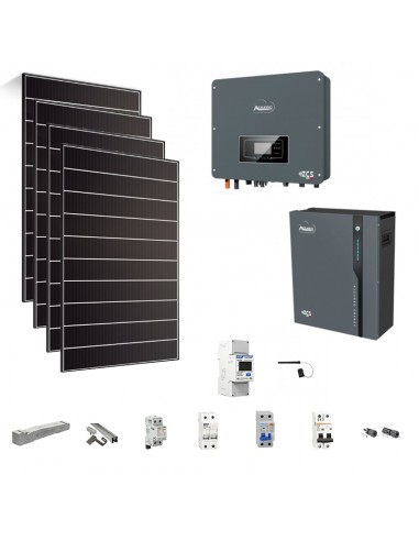 Kit Fotovoltaico 3 kWp Monofase ZCS Azzurro con Accumulo