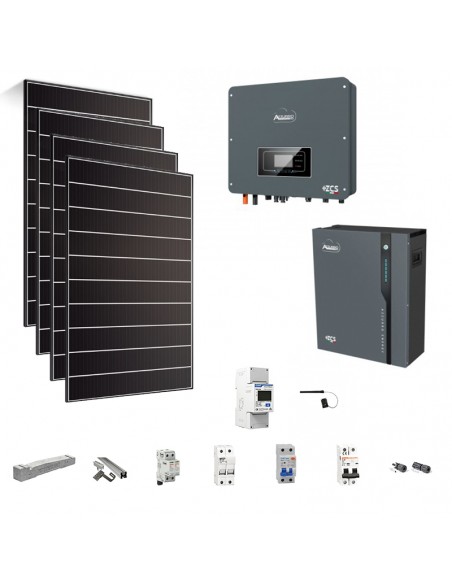 Kit Fotovoltaico 5 kWp Monofase ZCS Azzurro con Accumulo