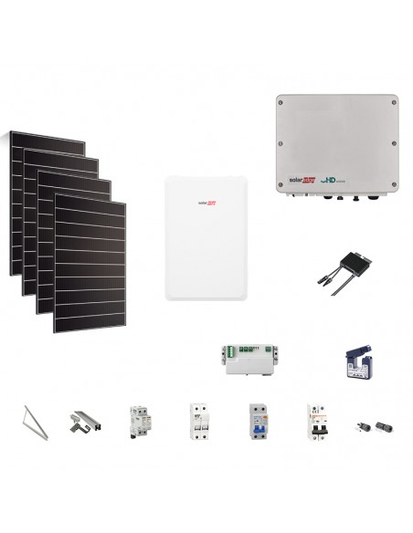 Kit Fotovoltaico 6 kW Monofase SolarEdge con Accumulo