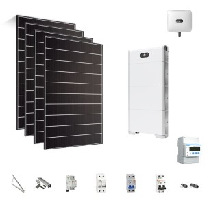 Kit Fotovoltaico 10 kW Trifase con Sistema di accumulo Huawei LUNA e Inverter ibrido Huawei