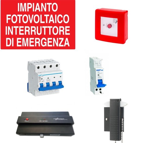 Kit Sgancio di Emergenza per Impianto Fotovoltaico