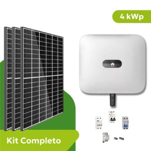 Kit Fotovoltaico 4 kWp Monofase Huawei per uso residenziale