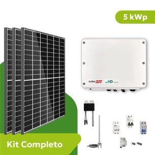Kit Fotovoltaico 5 kWp Monofase SolarEdge