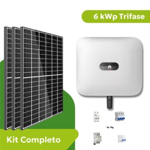 Kit Fotovoltaico 6 kWp Trifase Huawei per uso residenziale