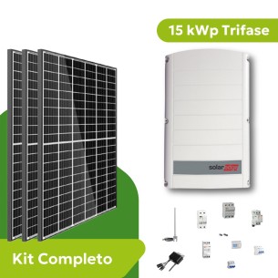 Kit Fotovoltaico 15 kWp Trifase SolarEdge