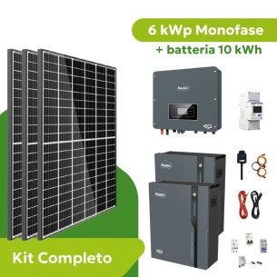 Kit Fotovoltaico 6 kWp Monofase ZCS Azzurro Zucchetti con...