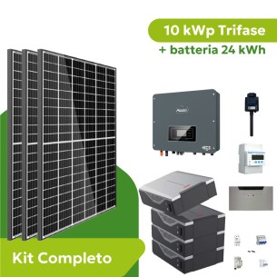 Kit Fotovoltaico 10 kWp Trifase Zucchetti ZCS Azzurro con...