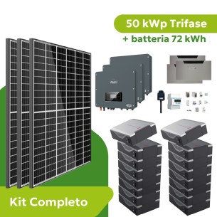 Kit Fotovoltaico 50 kWp Trifase Zucchetti ZCS Azzurro con...
