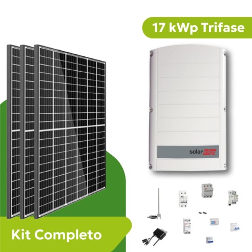 Kit Fotovoltaico 17 kWp Trifase SolarEdge