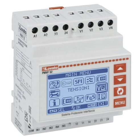 Lovato Sistema di Protezione Interfaccia CEI 0-21 PMVF52