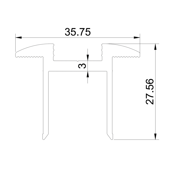 Kit Morsetto Centrale Per Pannello di Spessore 30-35 mm in Confezione da 10 Pz
