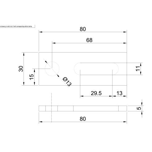 Piastra Di Connessione Profilo-Vite M12