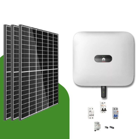 Kit Fotovoltaico 4 kWp Monofase Huawei per uso residenziale