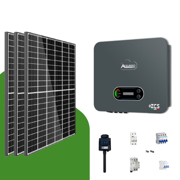 Kit Fotovoltaico 10 kWp Trifase Zucchetti ZCS Azzurro