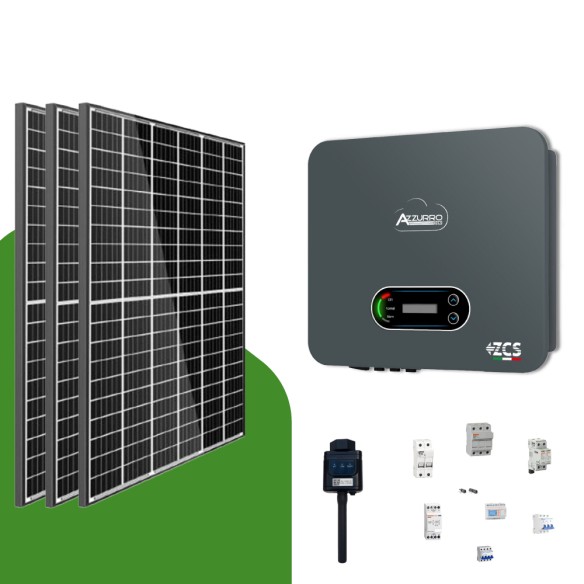Kit Fotovoltaico 15 kWp Trifase Zucchetti ZCS Azzurro