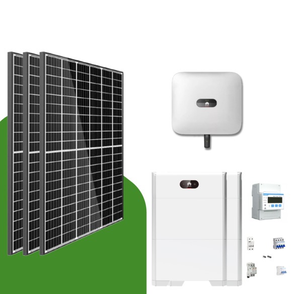 Kit Fotovoltaico 10 kWp Trifase Huawei con Accumulo 20 kWh