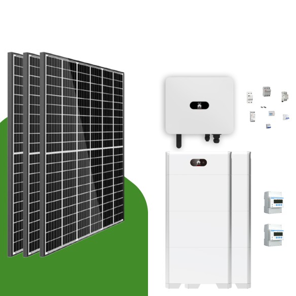 Kit Fotovoltaico 15 kWp Trifase Huawei con Accumulo 30 kWh