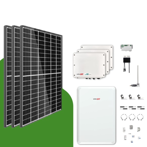 Kit Fotovoltaico 20 kWp Trifase SolarEdge con Accumulo 23 kWh