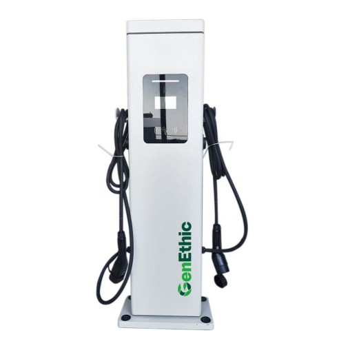GenEthic Colonnina di Ricarica 22 + 22 kW Trifase per Veicoli Elettrici KW-H4
