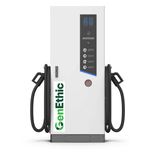 GenEthic Colonnina di Ricarica 30 + 30 kW Trifase Dual Charger per Veicoli Elettrici