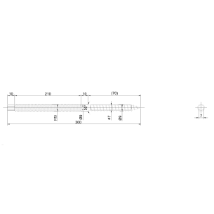 Vite Doppio Filetto M10X300 Assemblato 2