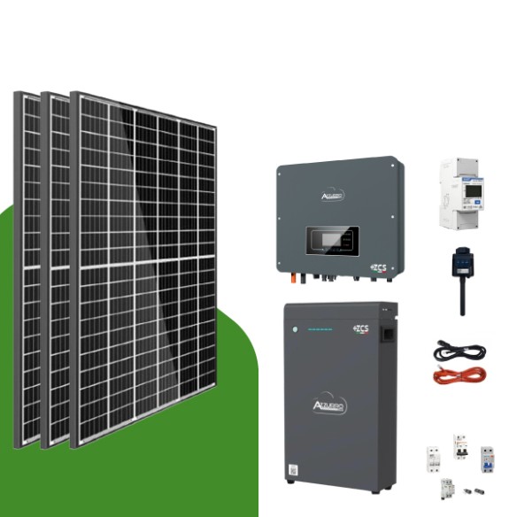 Kit Fotovoltaico 4 kWp Monofase ZCS Azzurro Zucchetti con Accumulo 5 kWh