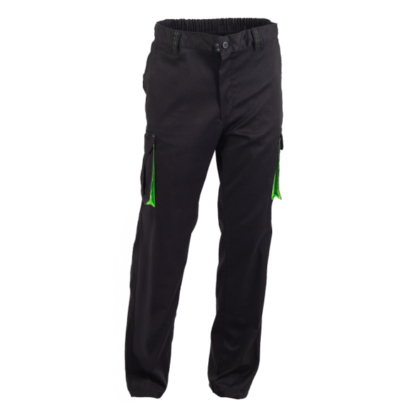 Pantalone Tecnico Nero da Lavoro con Tasconi Efficasa