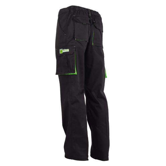 Pantalone Tecnico Nero da Lavoro con Tasconi Efficasa