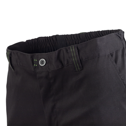 Pantalone Tecnico Nero da Lavoro con Tasconi...