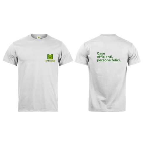 T-Shirt Bianca Efficasa