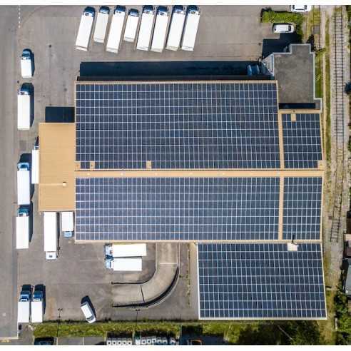 Impianto Fotovoltaico 125 kWp Trifase Huawei Bassa Tensione
